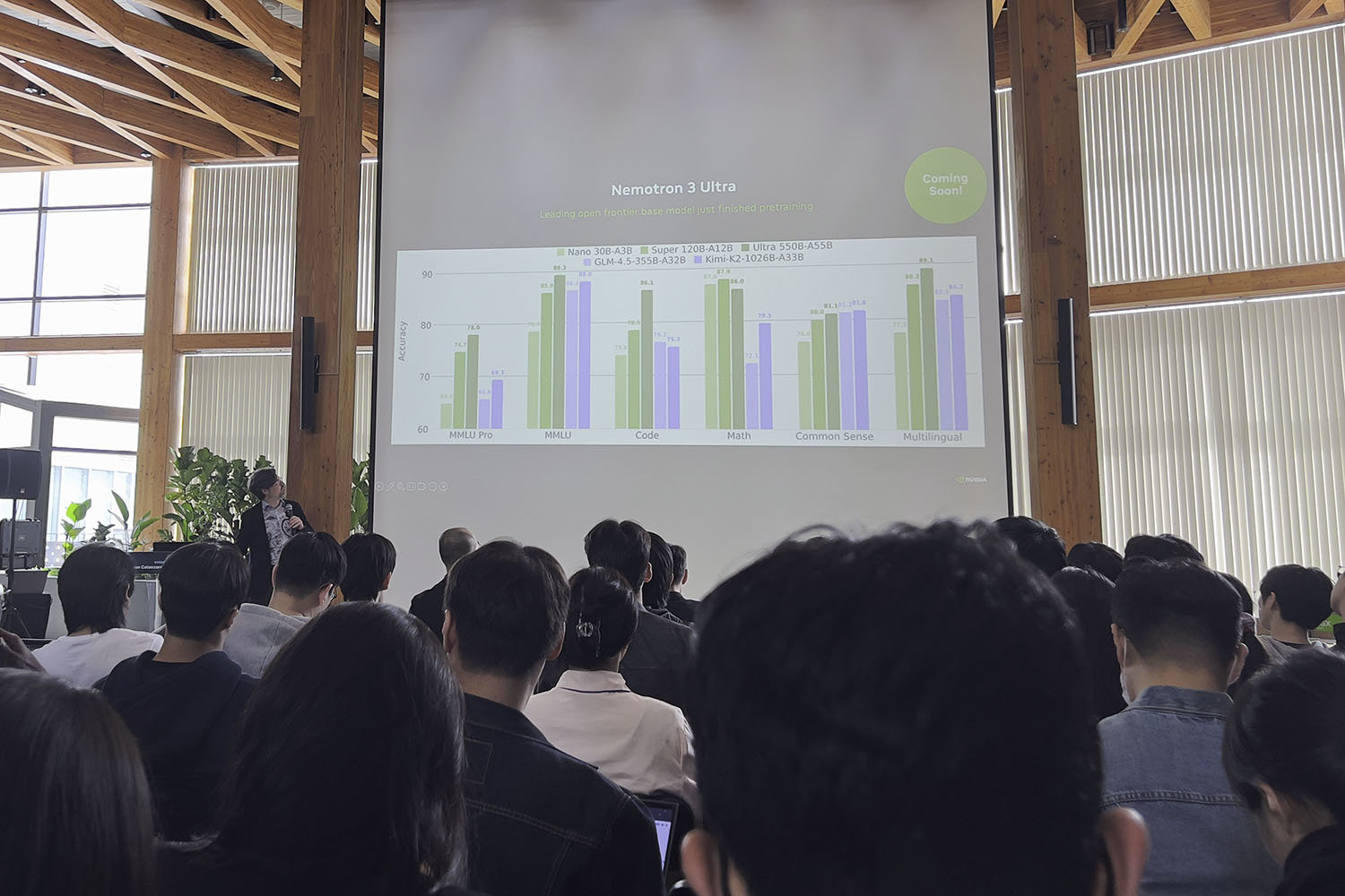 네모트론 3 울트라 모델에 대해 설명 중인 브라이언 카탄자로 부사장 / 출처=IT동아