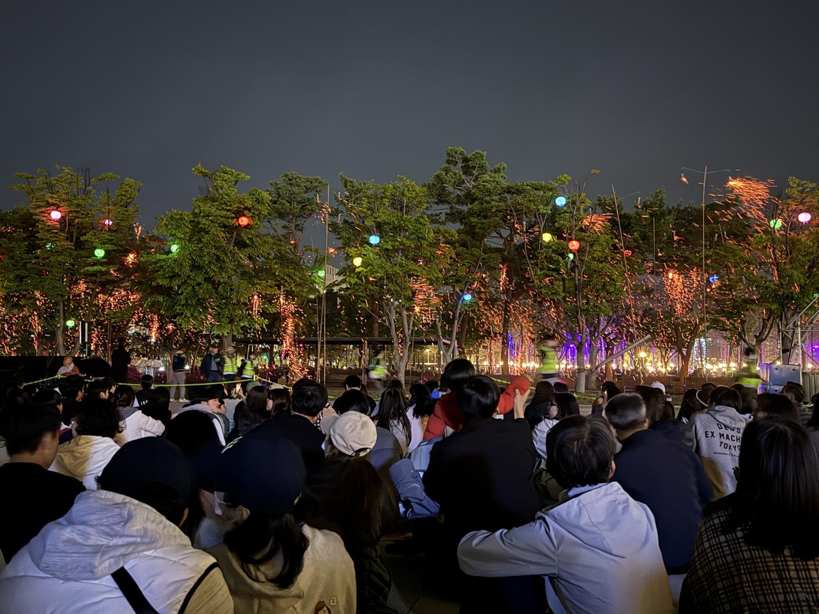 세종시 낙화축제.