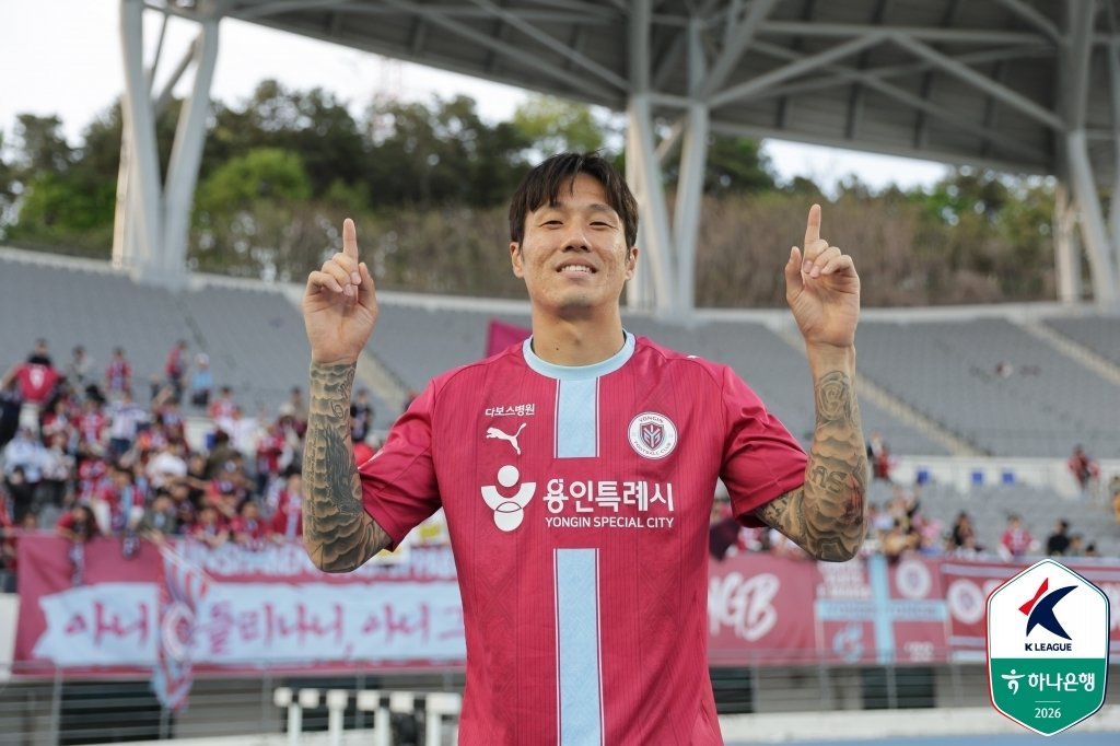 35세 석현준 ‘K리그 데뷔골’…용인, 김해 꺾고 프로 ‘첫 승’