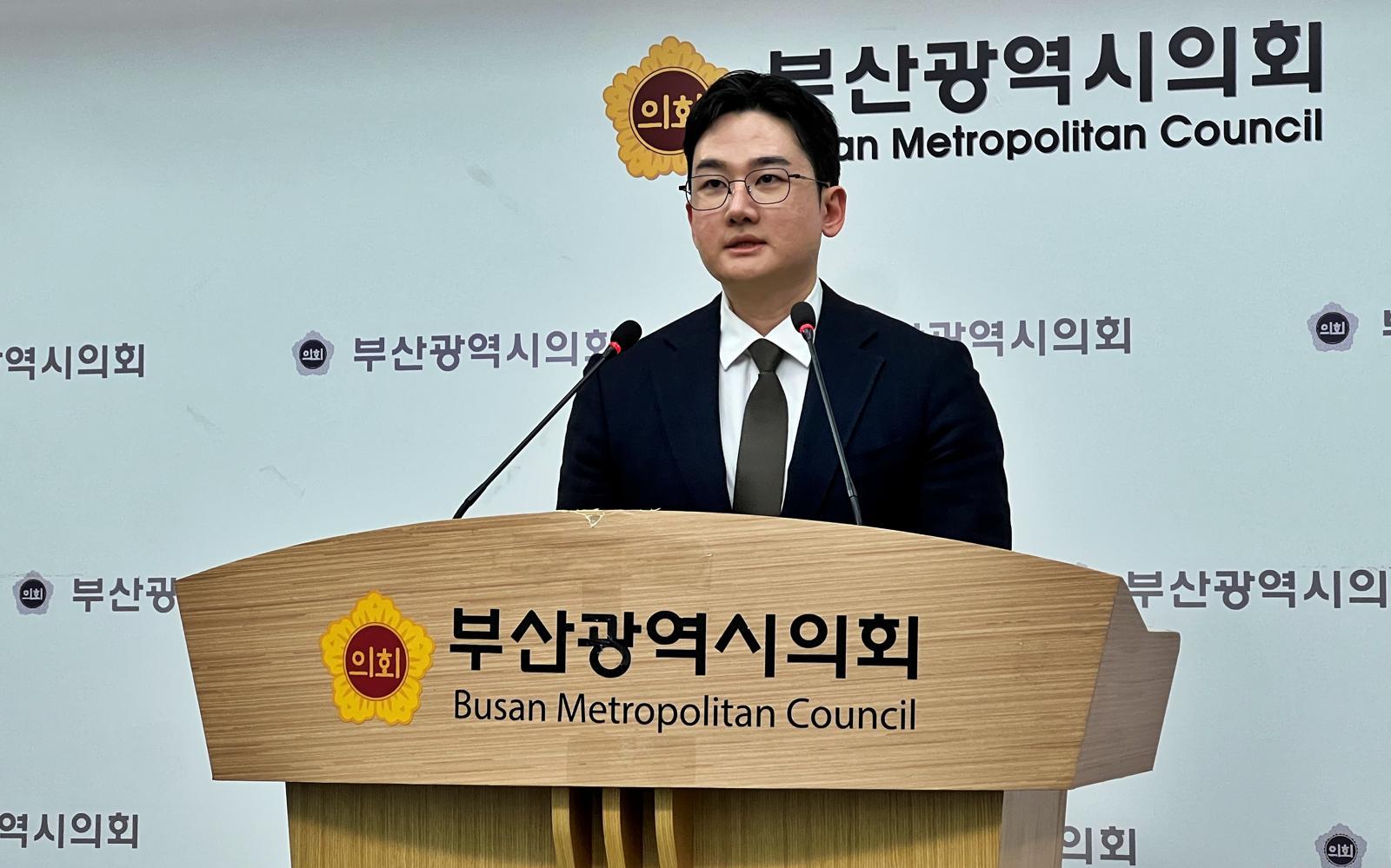 개혁신당 정이한 부산시장 후보. ⓒ뉴시스
