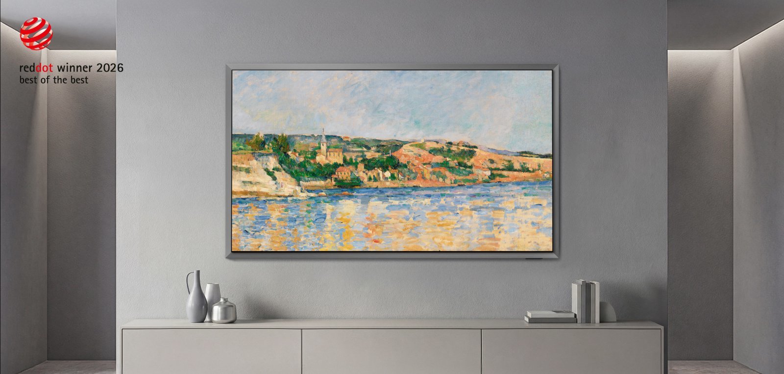 레드닷 디자인 어워드 2026에서 최고상을 수상한 OLED TV ‘S95H’.(삼성전자 제공)/뉴스1