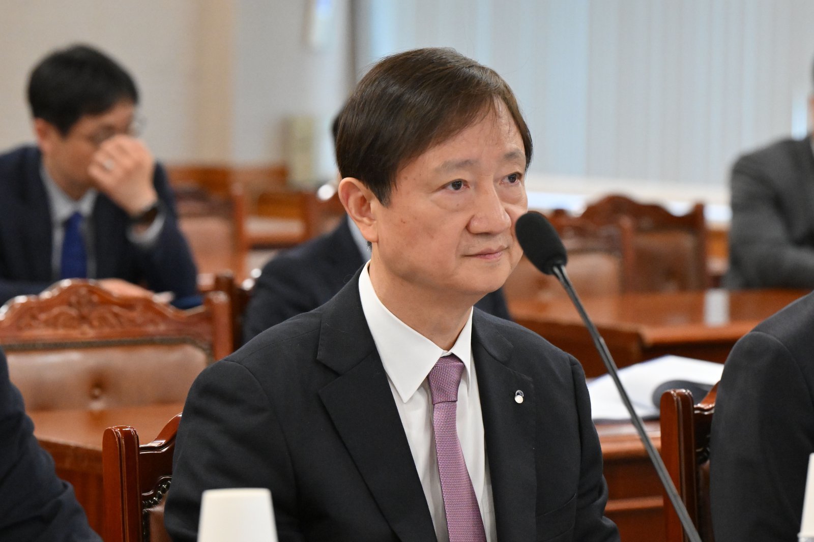 이찬진 금융감독원장이 23일 서울 여의도 금융감독원에서 열린 윤석열 정권 정치검찰 조작기소 의혹 사건 진상규명 국정조사특별위원회 ‘쌍방울그룹 주가 조작 무마 의혹 관련 현장조사‘에 출석해 있다. 2026.04.23 국회사진기자단