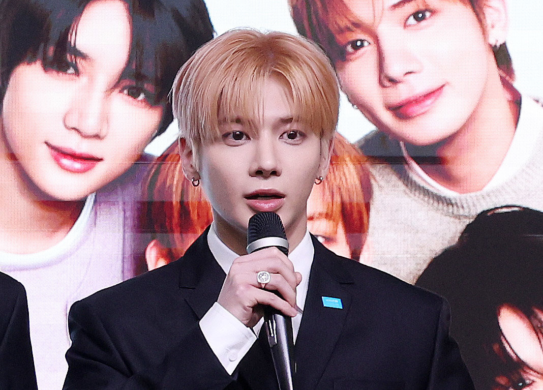 투모로우바이투게더 태현이 전 세계 아동·청소년 마음건강 지원 ‘투게더 포 투모로우’ 유니세프 캠페인 론칭 기자간담회에서 인사말을 하고 있다. 2026.4.29 ⓒ 뉴스1