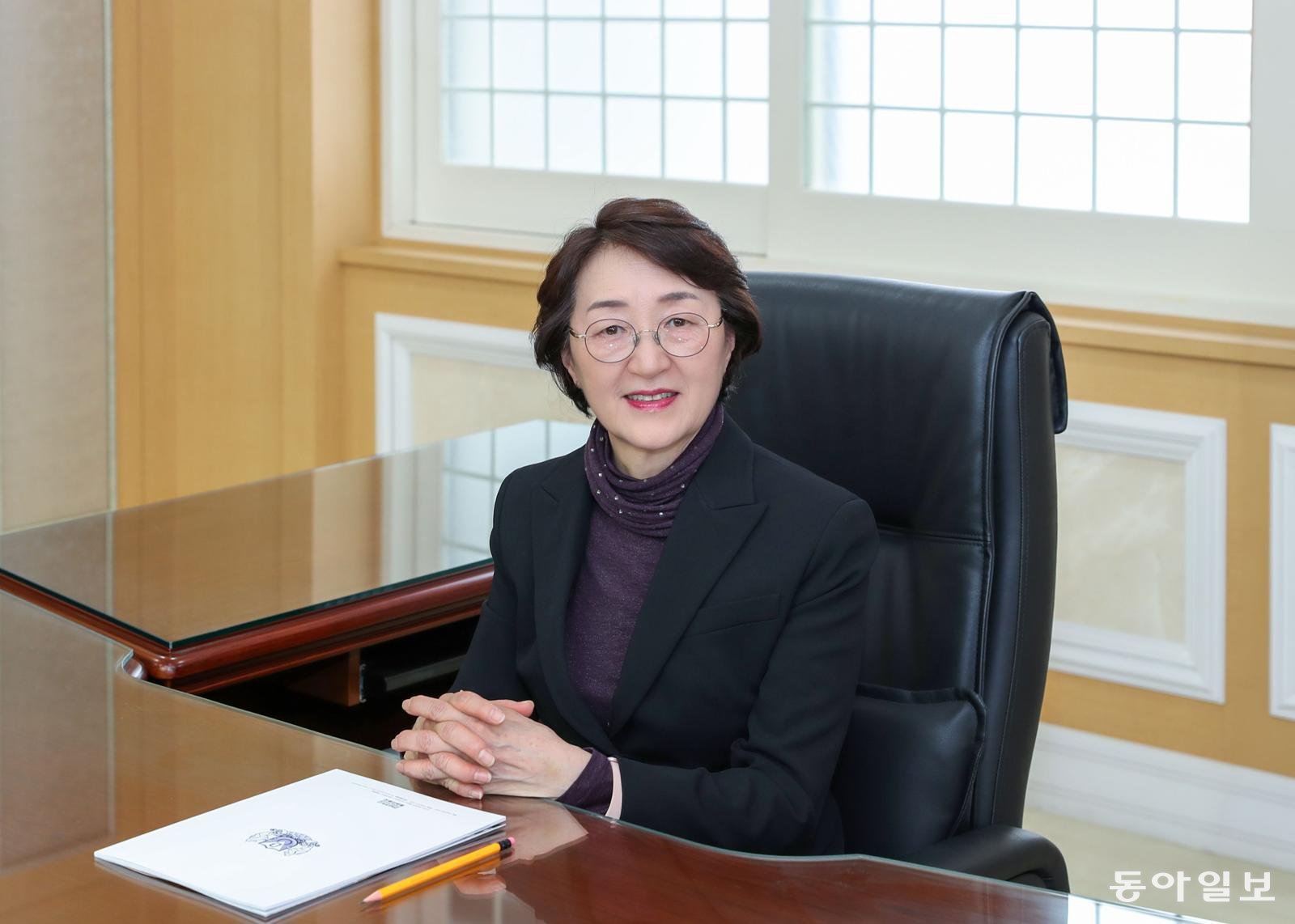 한미라 신임 한마학원 이사장. 경남대 제공