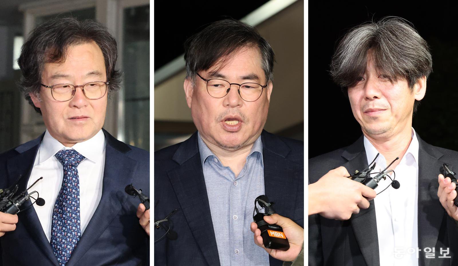 ‘대장동 비리’ 3인방 구속기한 만료 석방[청계천 옆 사진관]
