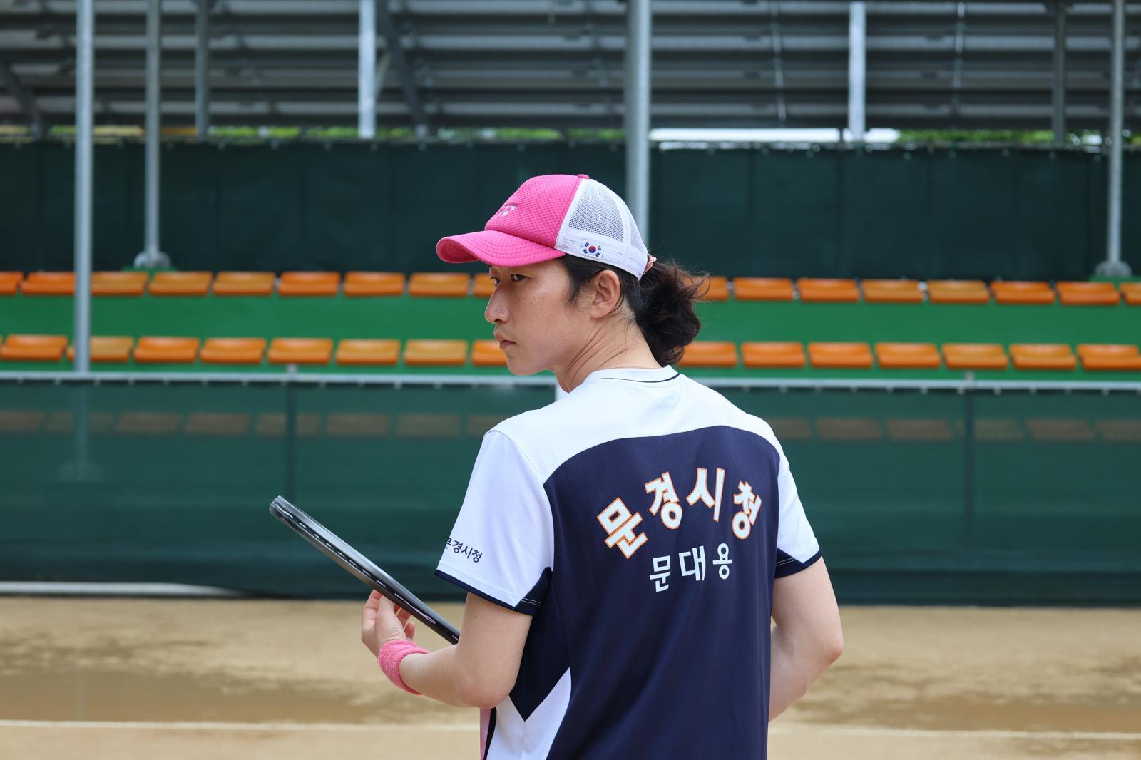 소프트테니스 선수 문대용이 ‘꽁지머리’를 한 이유는?