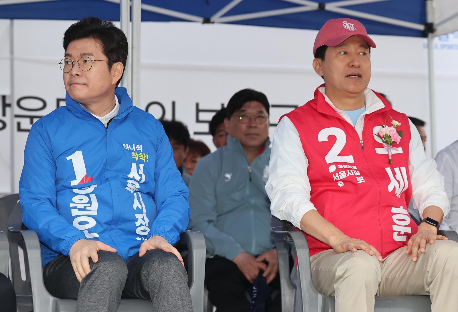 “장사하니까 우습나”…오세훈 측, 정원오 ‘컨설팅 논란’ 상인 녹취 공개