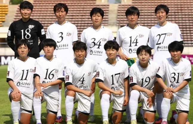 내고향여자축구단 AFC 방남 모습