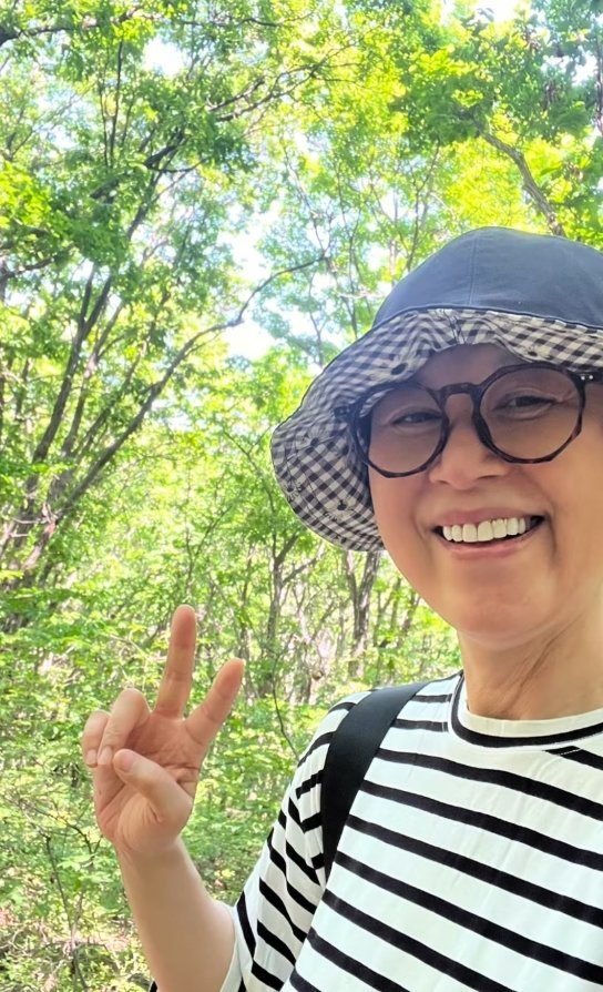 유방암 투방 박미선, 건강한 모습 등산 “살아있음에…”