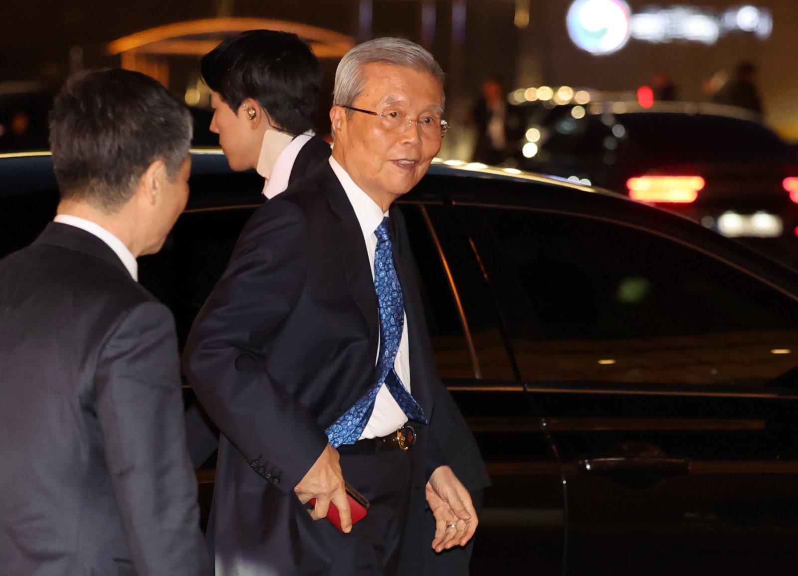 김종인 전 국민의힘 비상대책위원장이 25일 오후 서울 서초구 예술의전당 콘서트홀에서 열린 아산 정주영 서거 25주기 추모 음악회에 참석하고 있다. 2026.02.25. [서울=뉴시스]