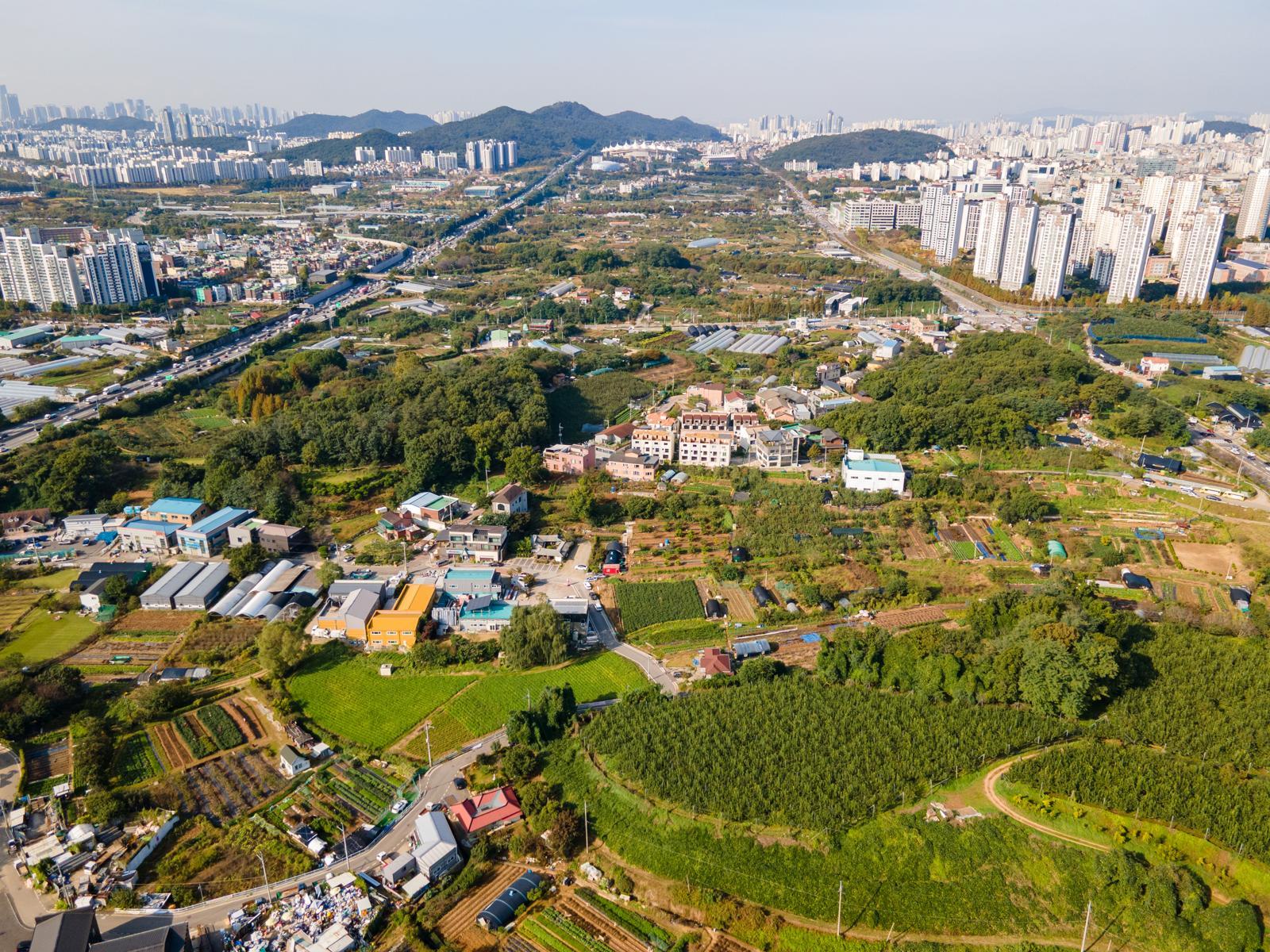 주거와 문화, 업무가 한곳에서 이뤄지는 입체적 도시로 만들어지는 인천 구월2 공공주택지구 사업지 전경. iH 제공