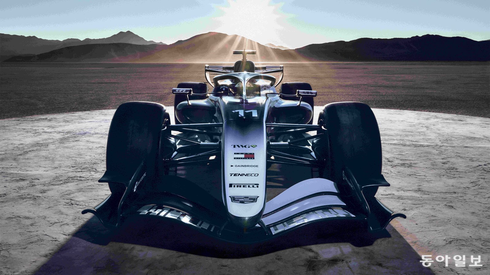 캐딜락 F1팀의 경주차 리버리. GM 제공