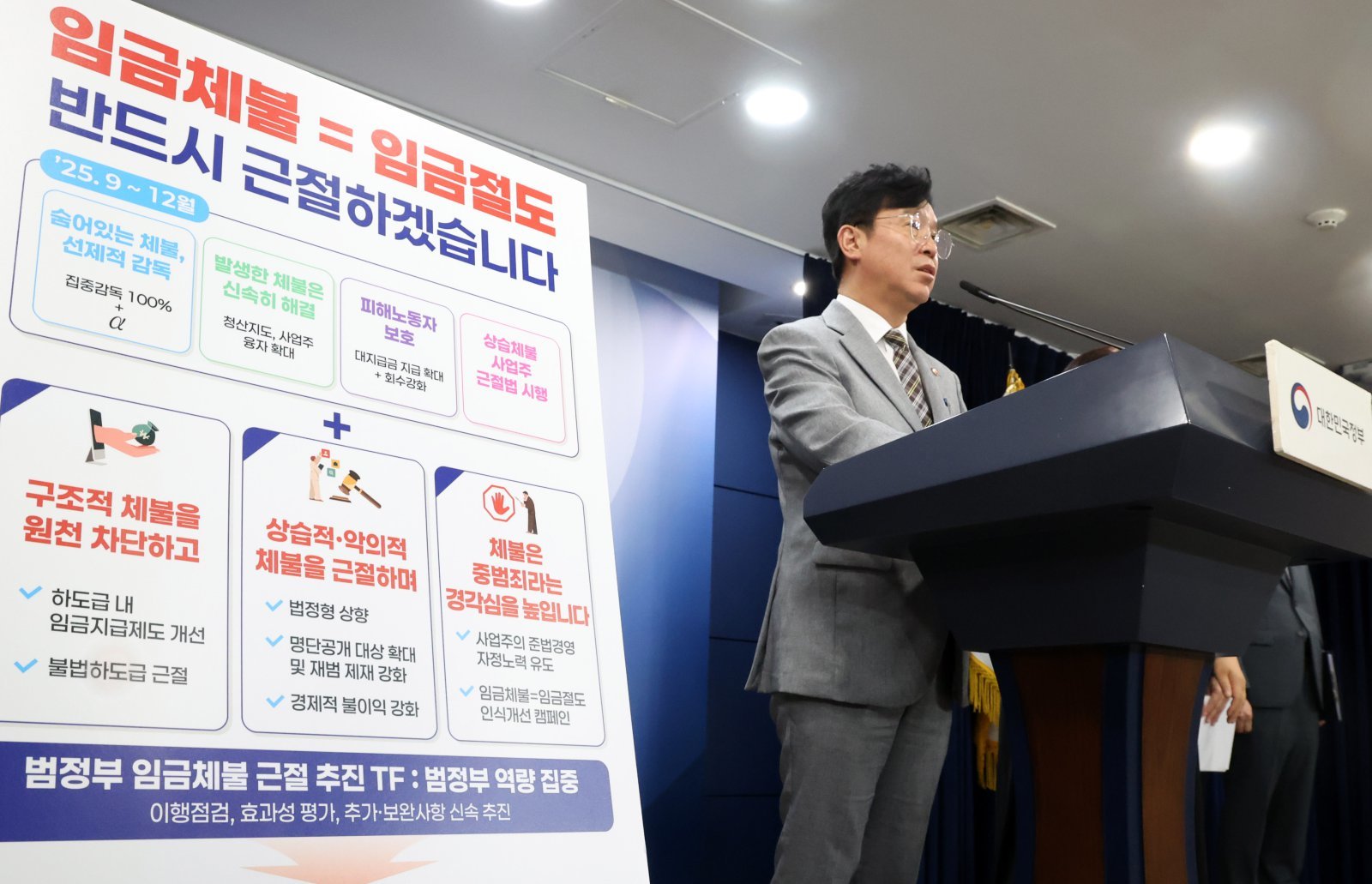 올해 1분기 임금체불 4764억…3년 만에 상승세 꺾였다