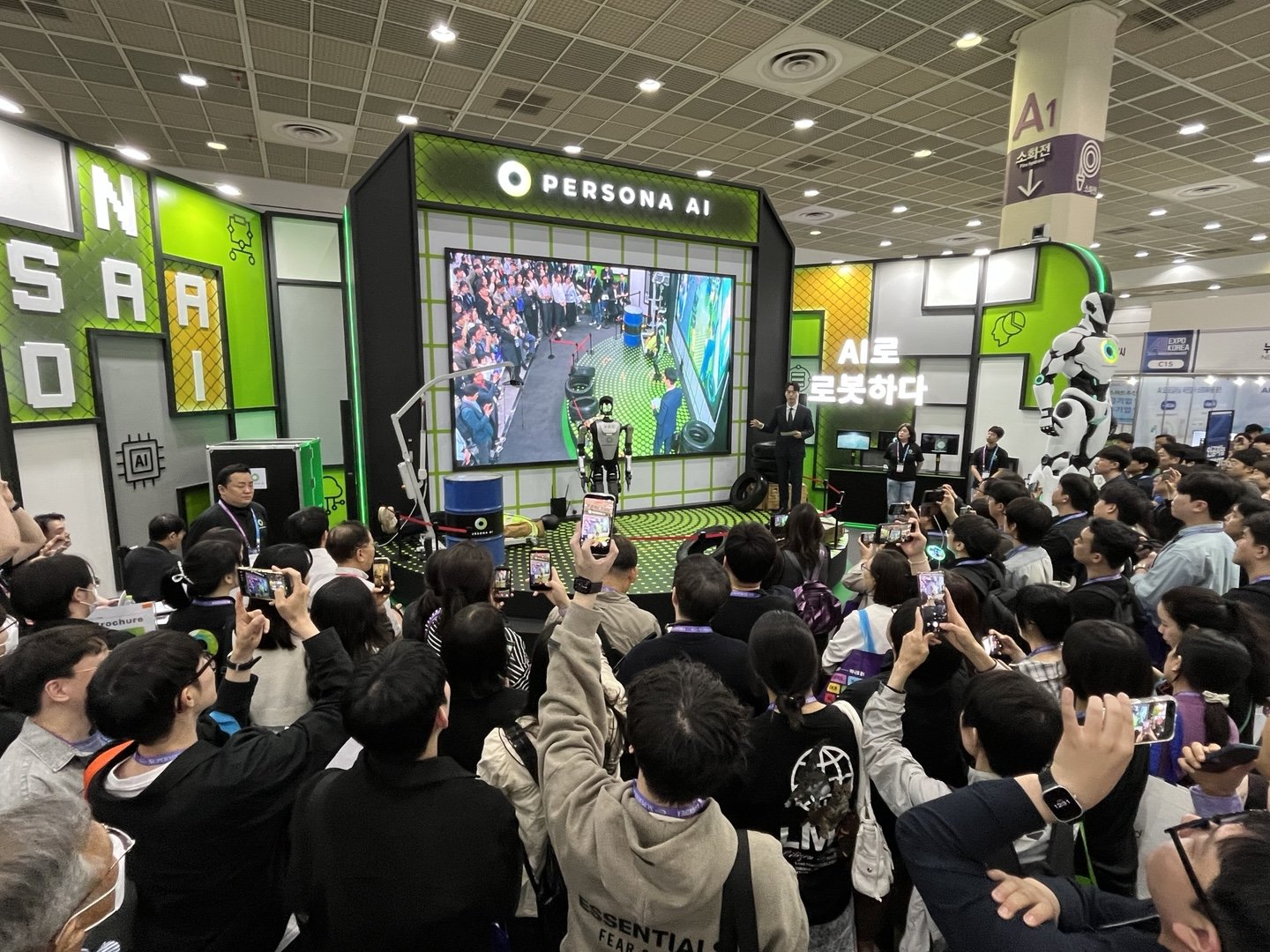 페르소나AI, 코엑스 AI 엑스포서 피지컬 AI 로봇 공개 시연… 에이전틱 기술 공개