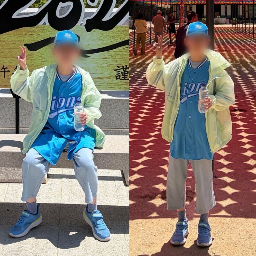 실종된 남학생의 당일 모습. 뉴스1