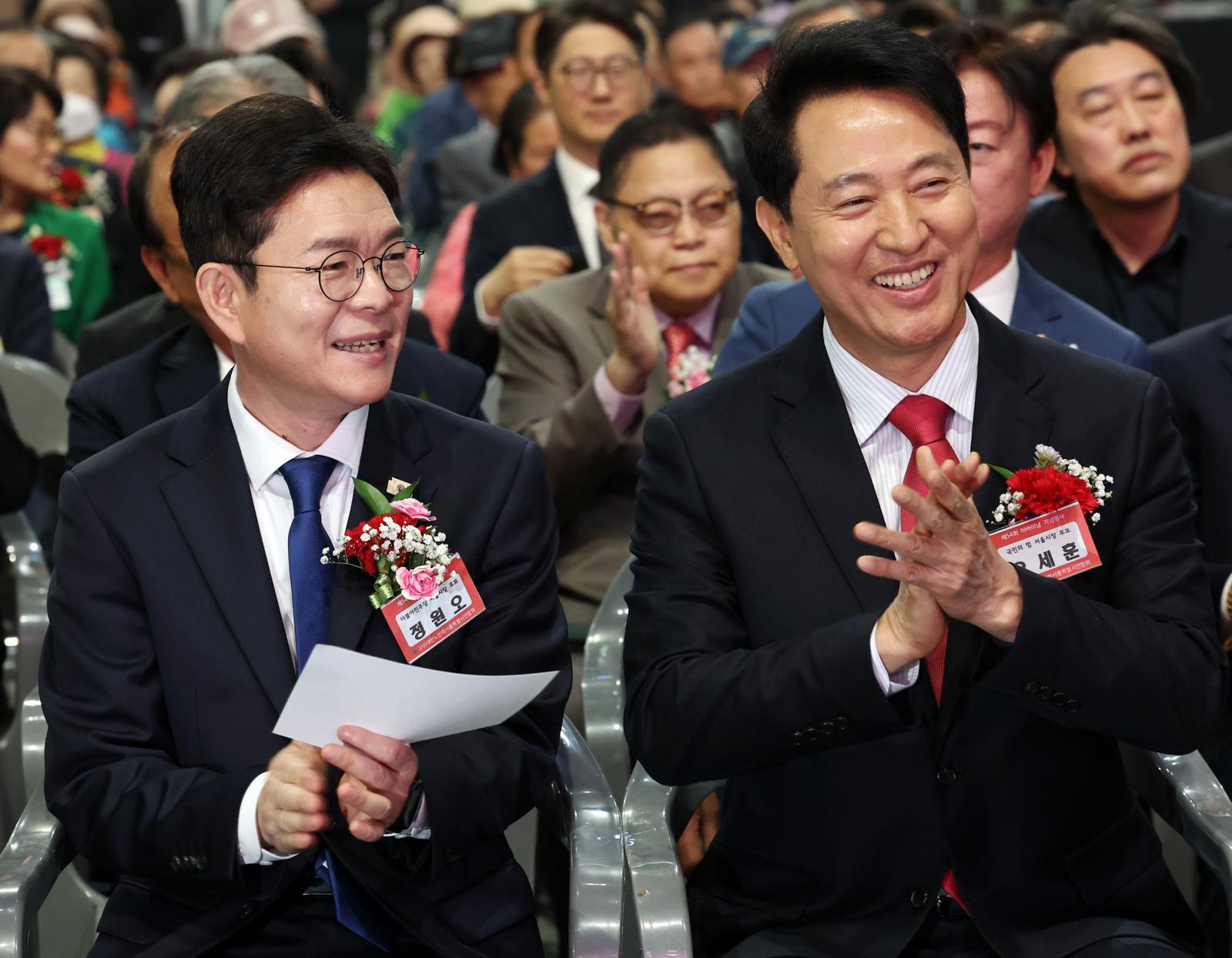 ‘1대1 TV토론’ 거부하는 與후보들…국힘 “침대축구 하나”