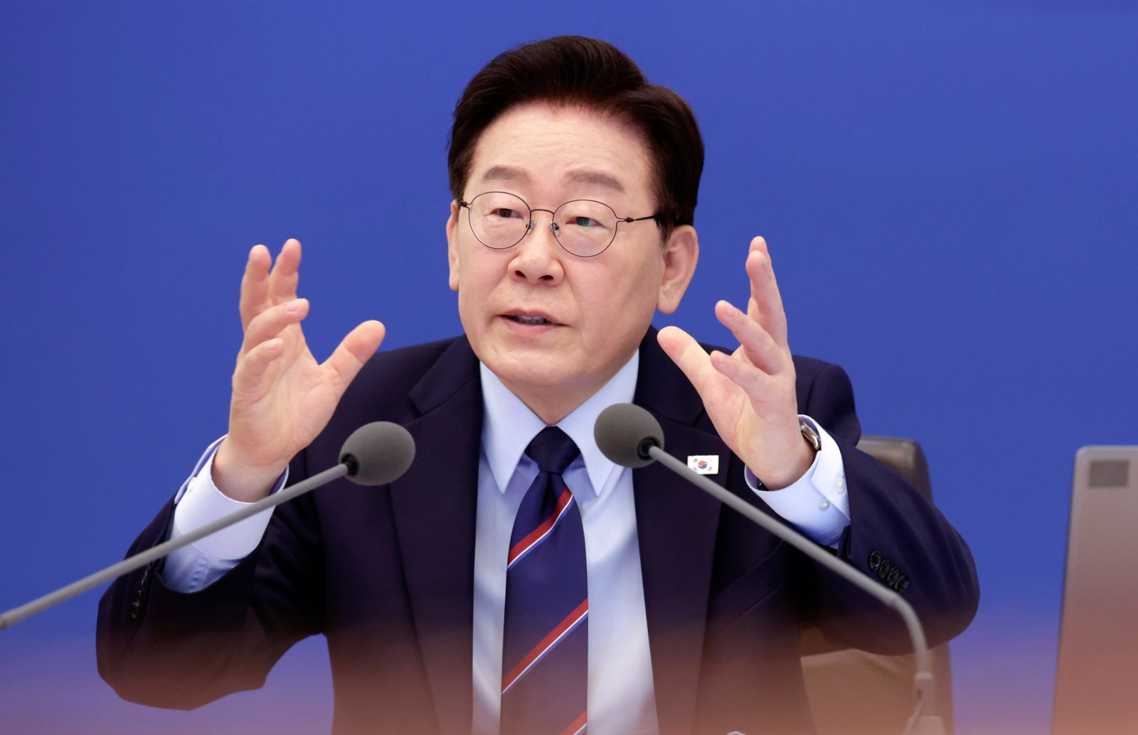 이재명 대통령이 12일 청와대에서 열린 비상경제점검회의 겸 국무회의에서 발언하고 있다. (청와대통신사진기자단) 2026.5.12 뉴스1