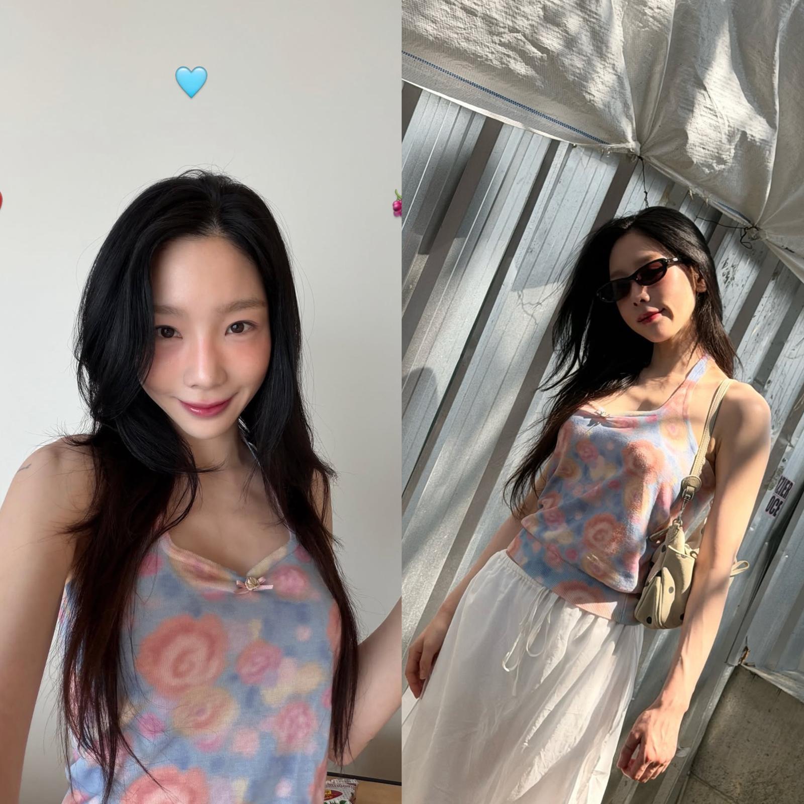 소녀시대 태연 태국 공연 셀카