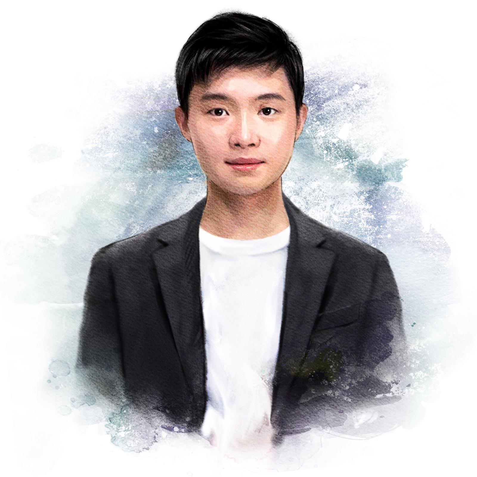 고(故) 김지환 후원자 사진 일러스트. 초록우산 제공
