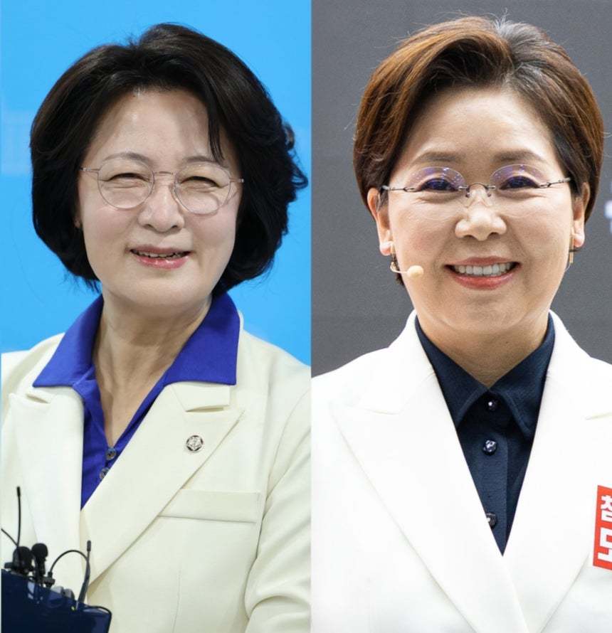 추미애 “시비 걸고 트집 잡아” 양향자 “신경질적 반응”