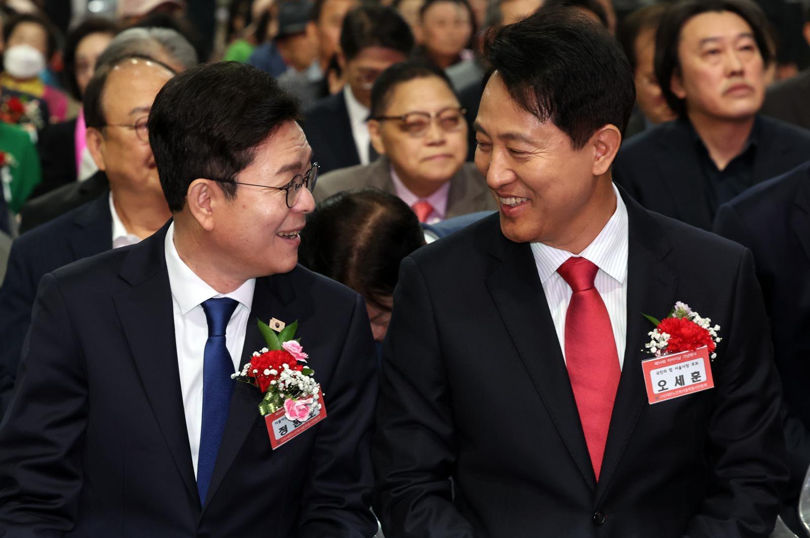 정원오 “무소득 1주택자 재산세 한시적 감면”…오세훈 “팔 부러뜨리고 반창고 붙이나”