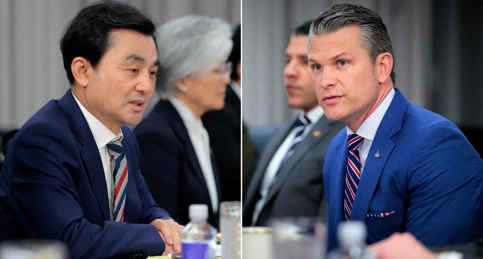 밋밋했던 안규백·헤그세스 회담…韓美, 각자 할 말만 했다