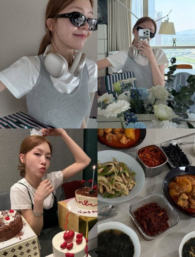 온주완이 찍었나…방민아, 생일 맞아 달달 분위기 연출