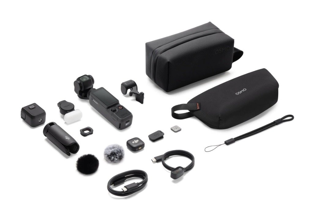 DJI 오즈모 포켓 4 크리에이터 콤보 구성품 / 출처=DJI