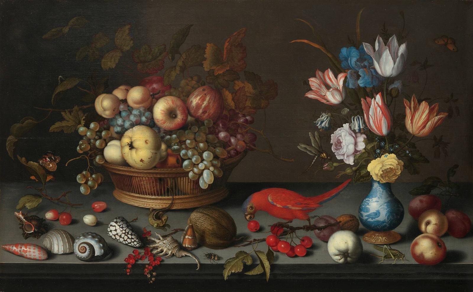 발타사르 판 데르 아스트의 ‘과일, 꽃, 조개껍데기’.
ⓒToledo Museum of Art