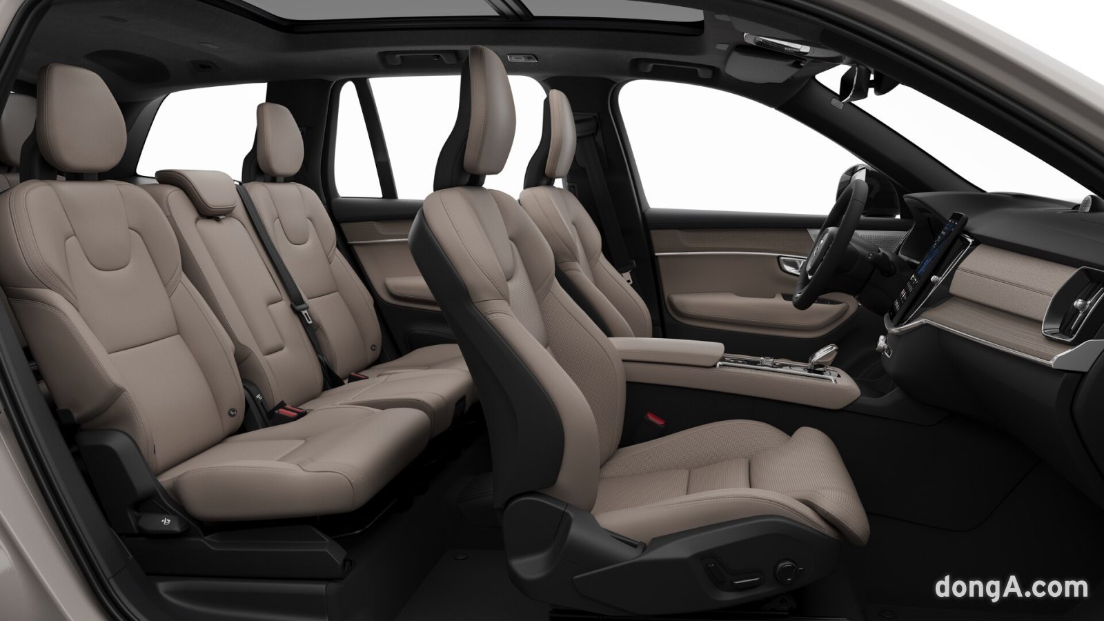 XC90 시트 구성. 볼보자동차코리아 제공
