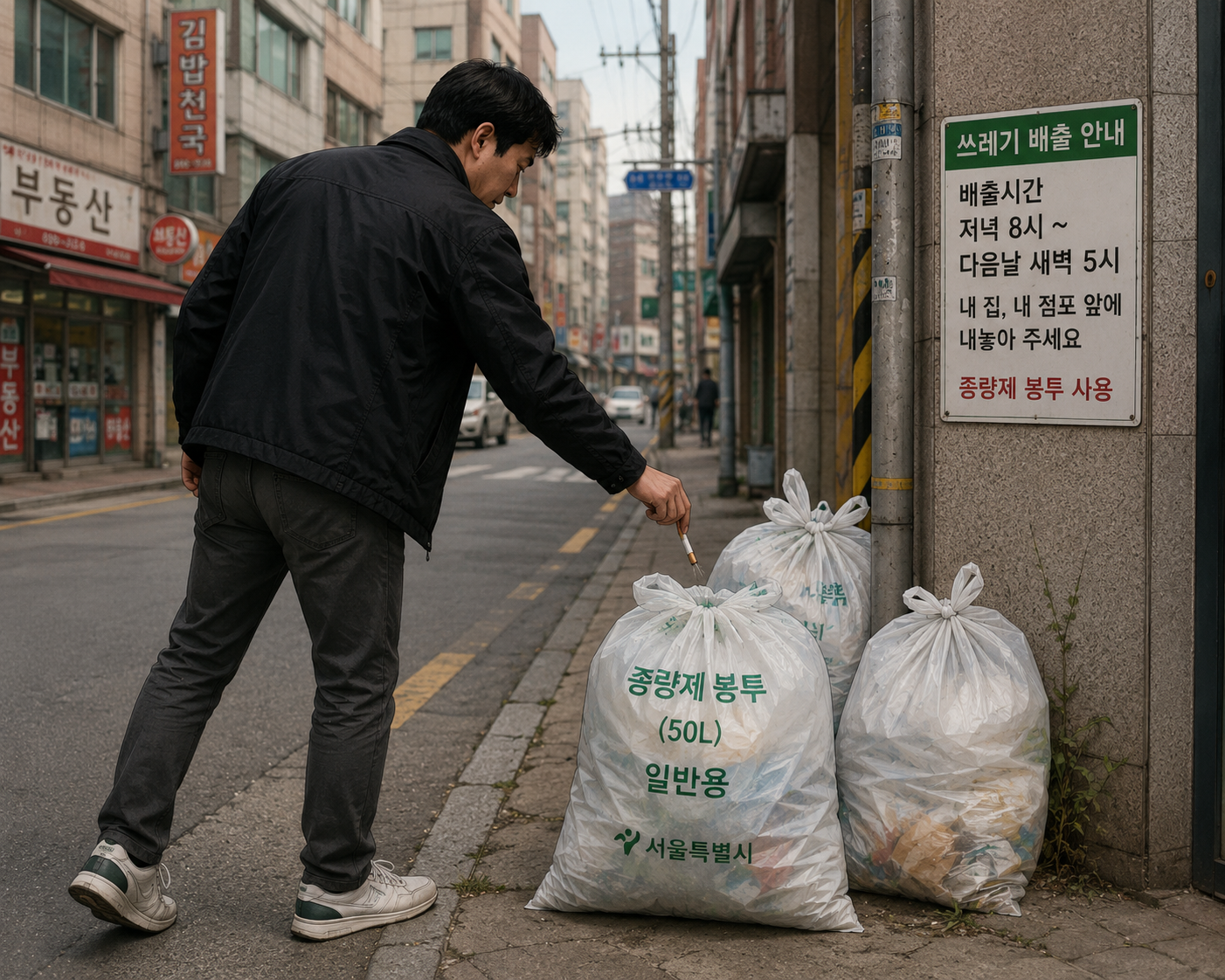 “길가 쓰레기봉투에 슬쩍 넣었을 뿐인데” 해외선 90만원 과태료…한국은?