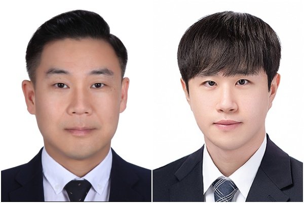 (왼쪽부터) 남강민 경위, 한종범 경사