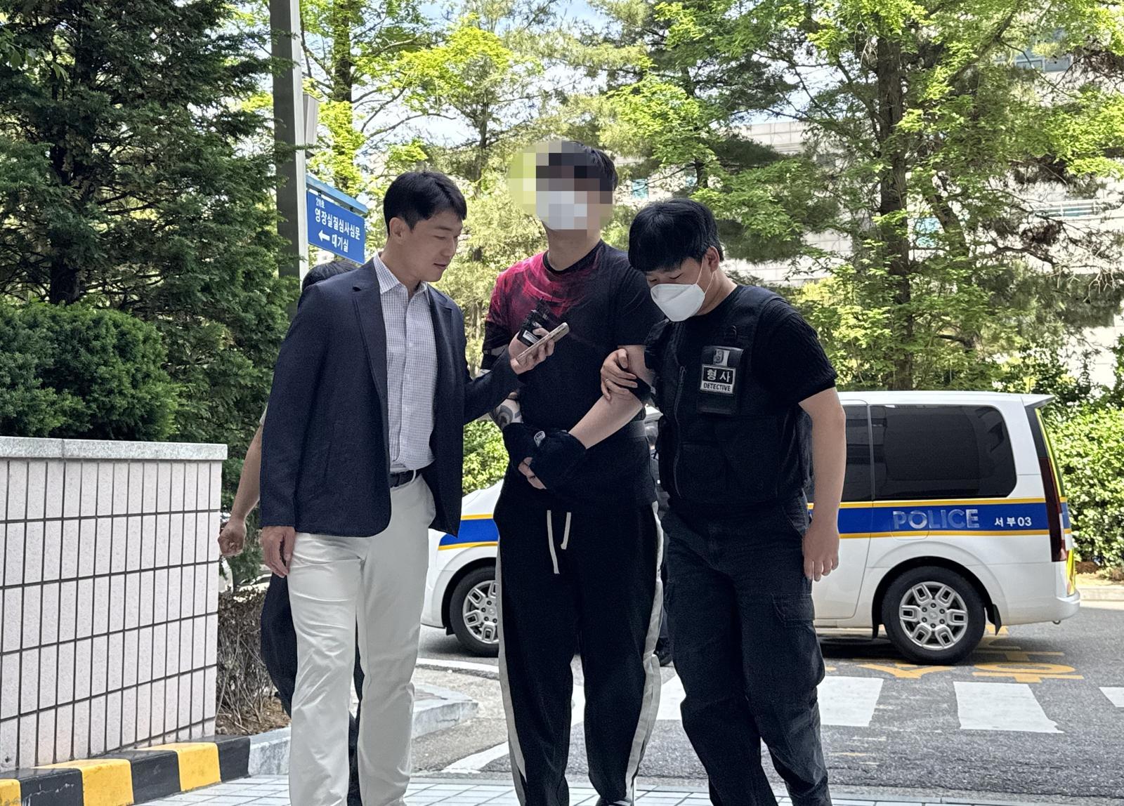 보복 대행 20대, 영장심사 출석하며 “정말 죄송합니다”