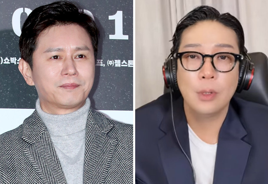 가수 겸 배우 김민종(왼쪽), 가수 MC몽 . 뉴스1