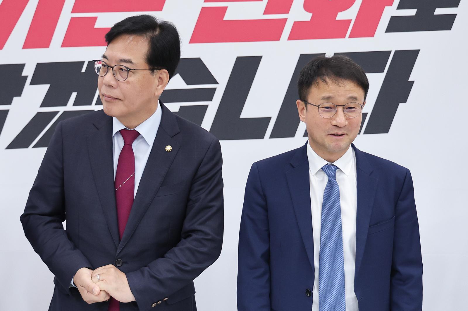 한병도 더불어민주당(오른쪽), 송언석 국민의힘 원내대표. 2026.5.14 ⓒ 뉴스1