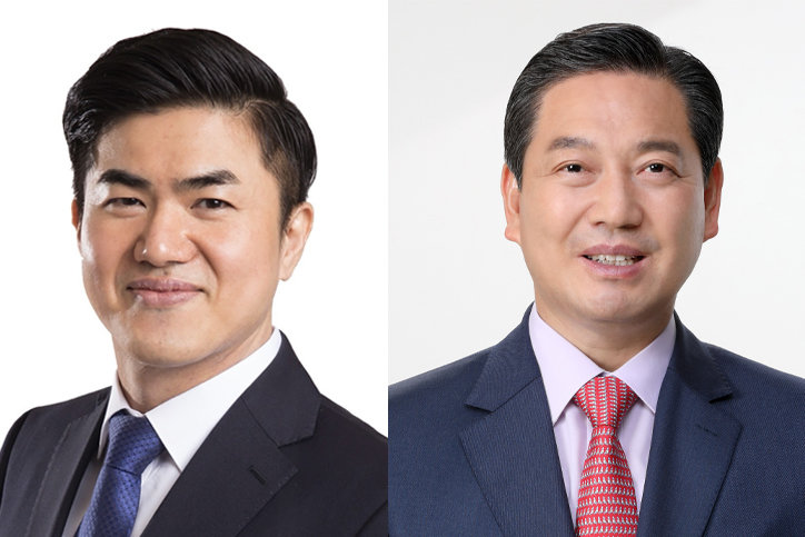 더불어민주당 정연우 남구청장 후보(왼쪽), 국민의힘 조재구 남구청장 후보.