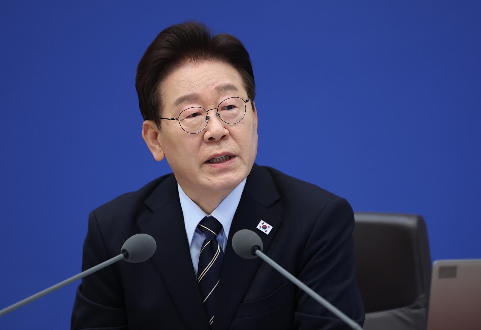 이재명 대통령이 20일 청와대에서 열린 제22회 국무회의 겸 제9차 비상경제점검회의에서 발언하고 있다. (청와대통신사진기자단)
