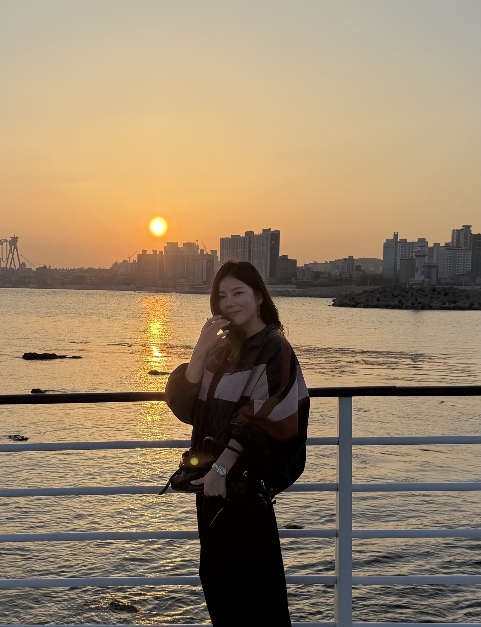 지난달 울산을 찾은 채수향 씨. 울산은 그가 한국 정착의 첫걸음을 뗀 잊지 못할 도시다.