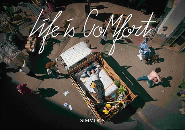 시몬스가 신규 브랜드 캠페인 ‘라이프 이즈 컴포트(Life is Comfort)’를 전개한다. 시몬스 제공