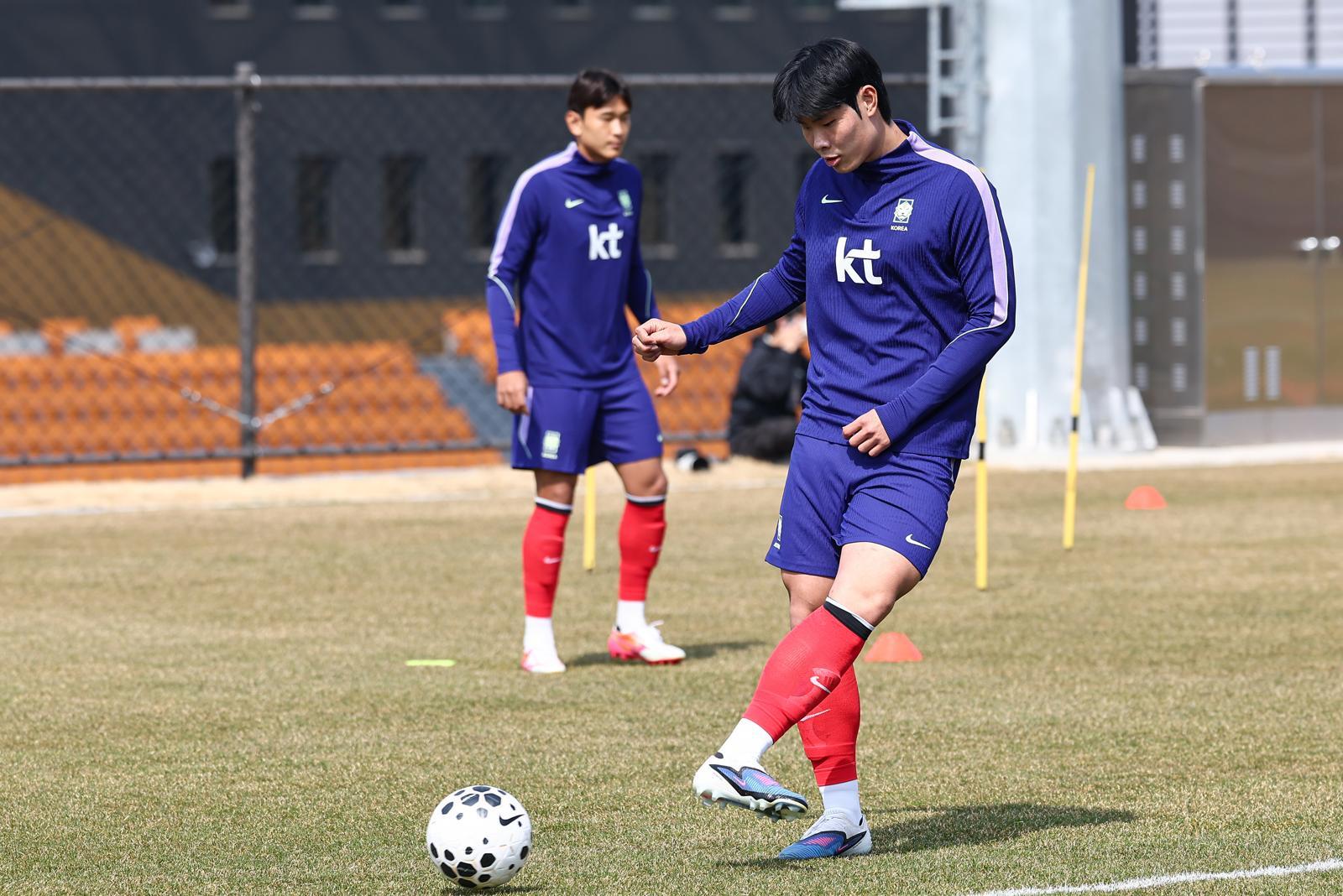 스위스 그라스호퍼에 소속된 23세 이하(U-23) 축구대표팀 이영준. 뉴스1