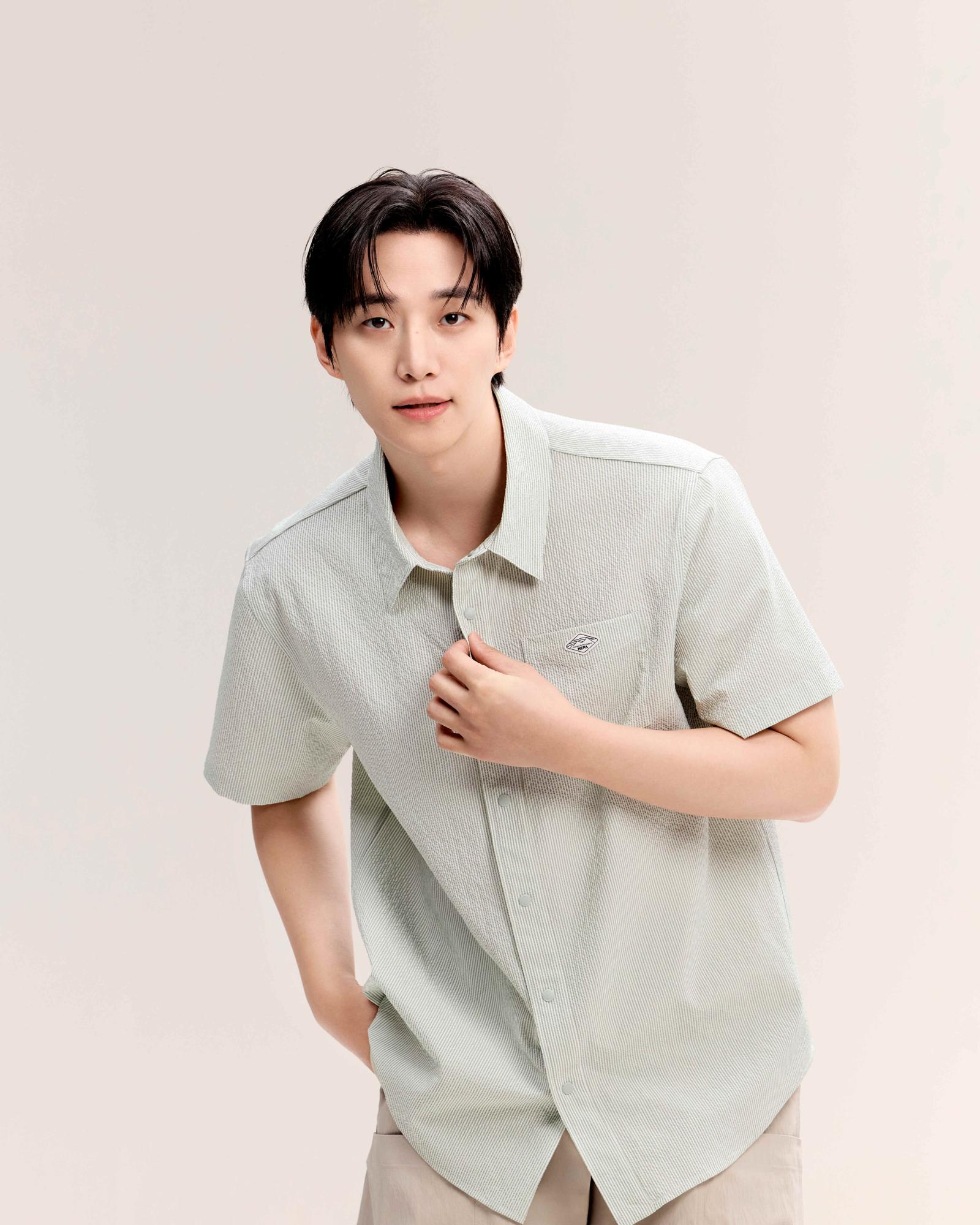 네파 SS 여름 의류 컬렉션 화보컷 모델 이준호. 네파 제공