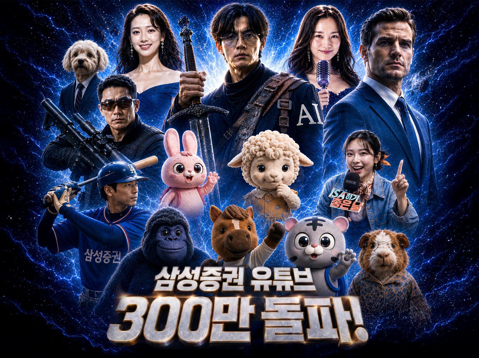 국내 금융사 최초 유튜브 구독자 300만 명 돌파