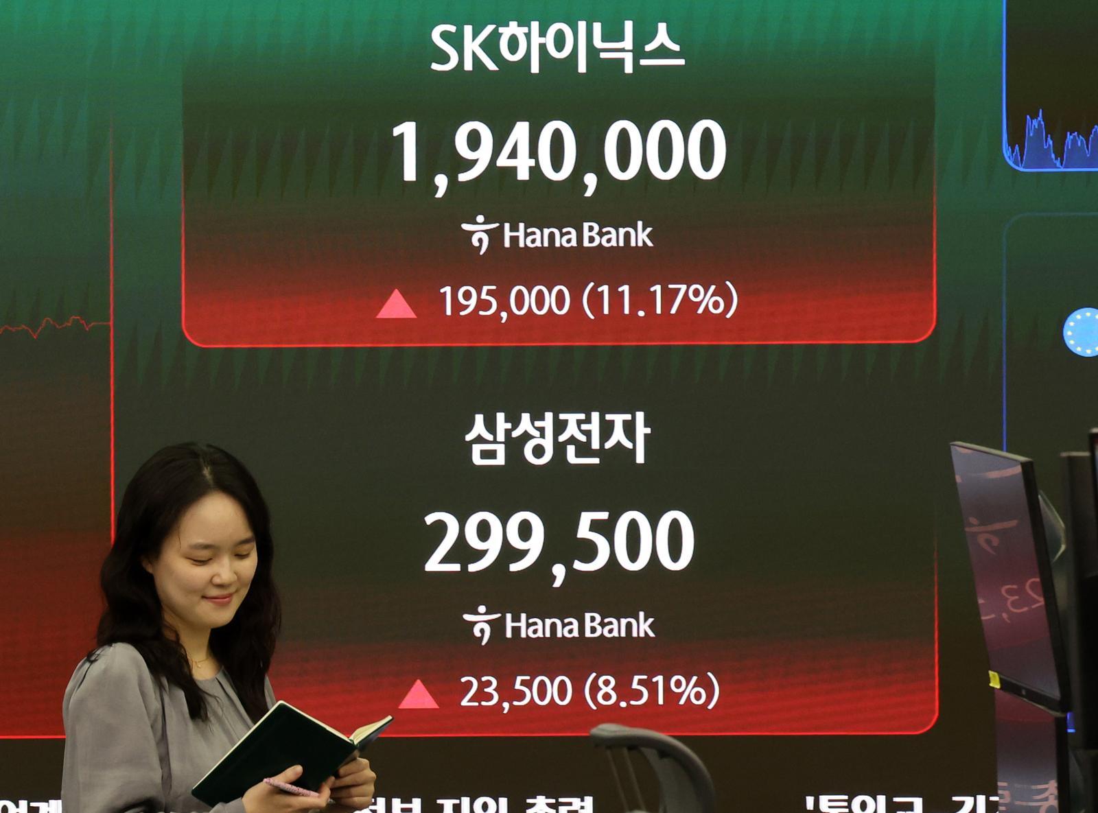 ‘삼전닉스 ±2배’ 벌써 10만명 몰렸다…잘못하면 하루 ―60%