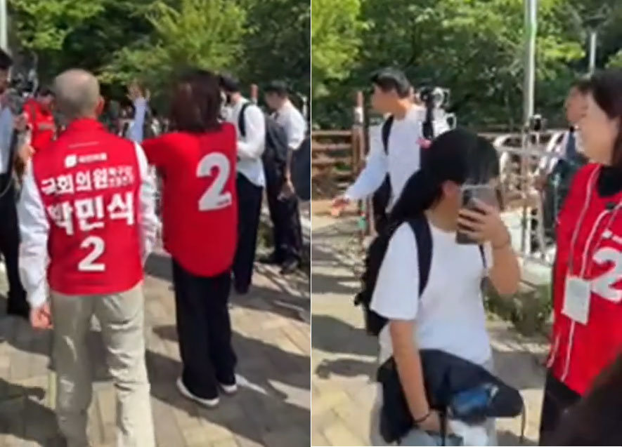 북갑서 또 ‘오빠’ 논란…김민전 “여기 잘생긴 오빠들 많아요”