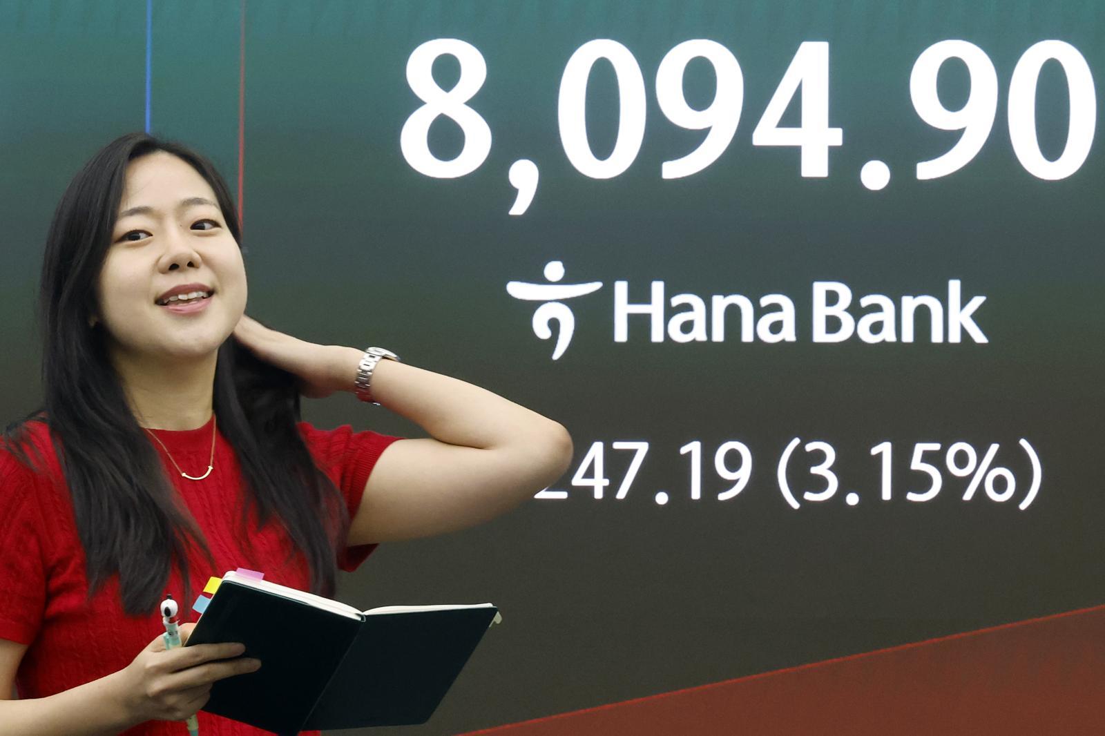 [속보]코스피 8000 재돌파…6거래일만