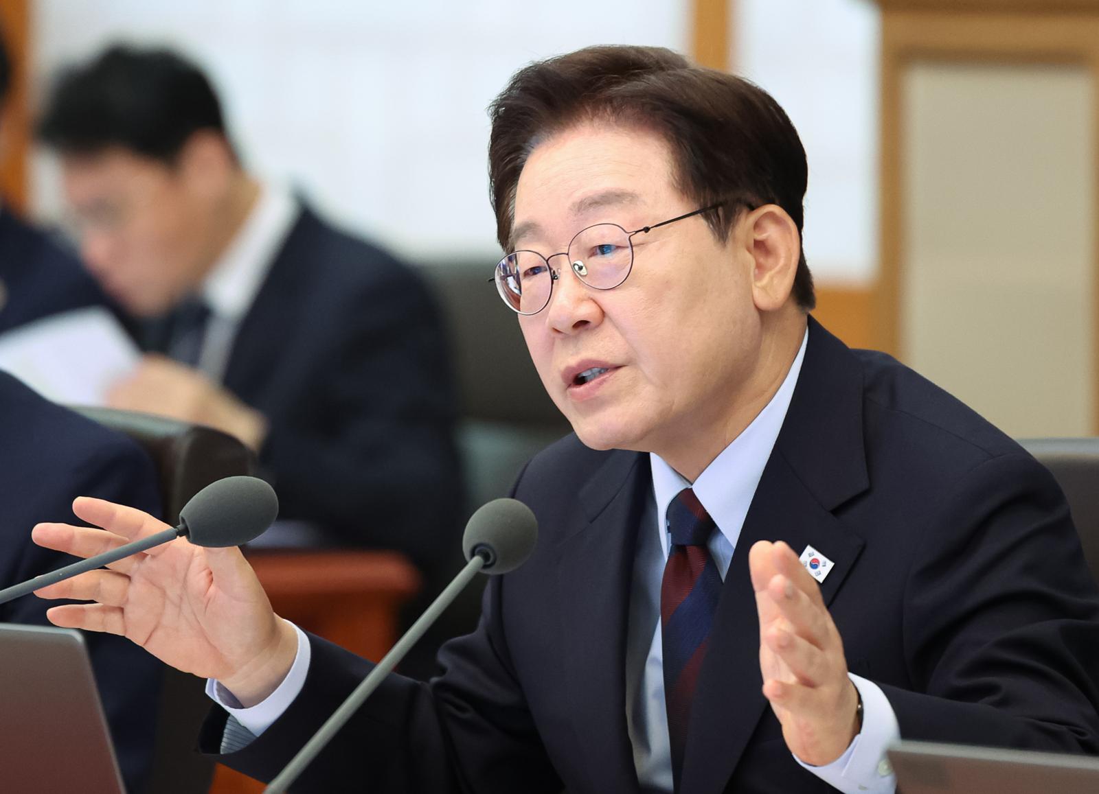 이재명 대통령이 26일 청와대에서 열린 제23회 국무회의 겸 제10차 비상경제점검회의에서 발언을 하고 있다. 2026.5.26 ⓒ 뉴스1