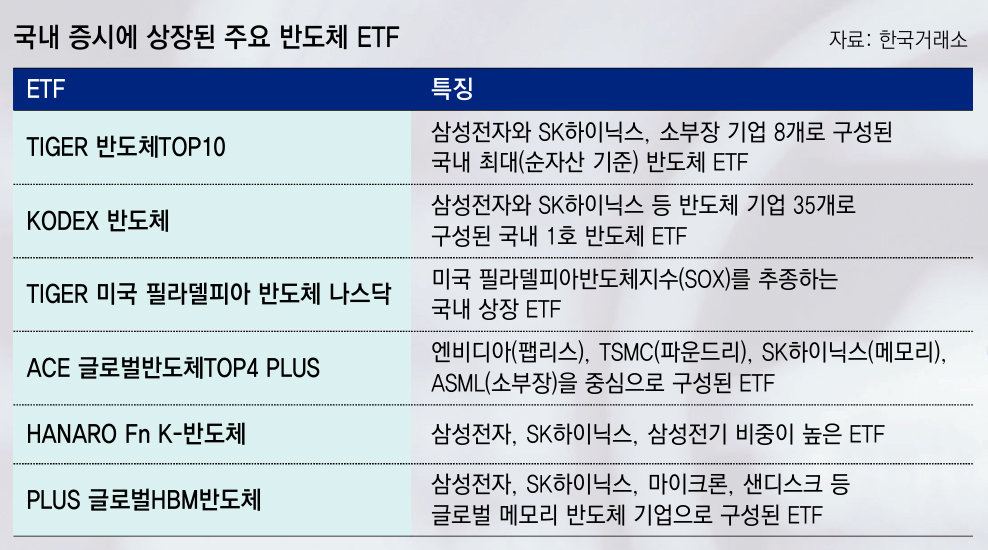 ‘21세기 골드러시’ 반도체… 개미들, ETF로 몰린다