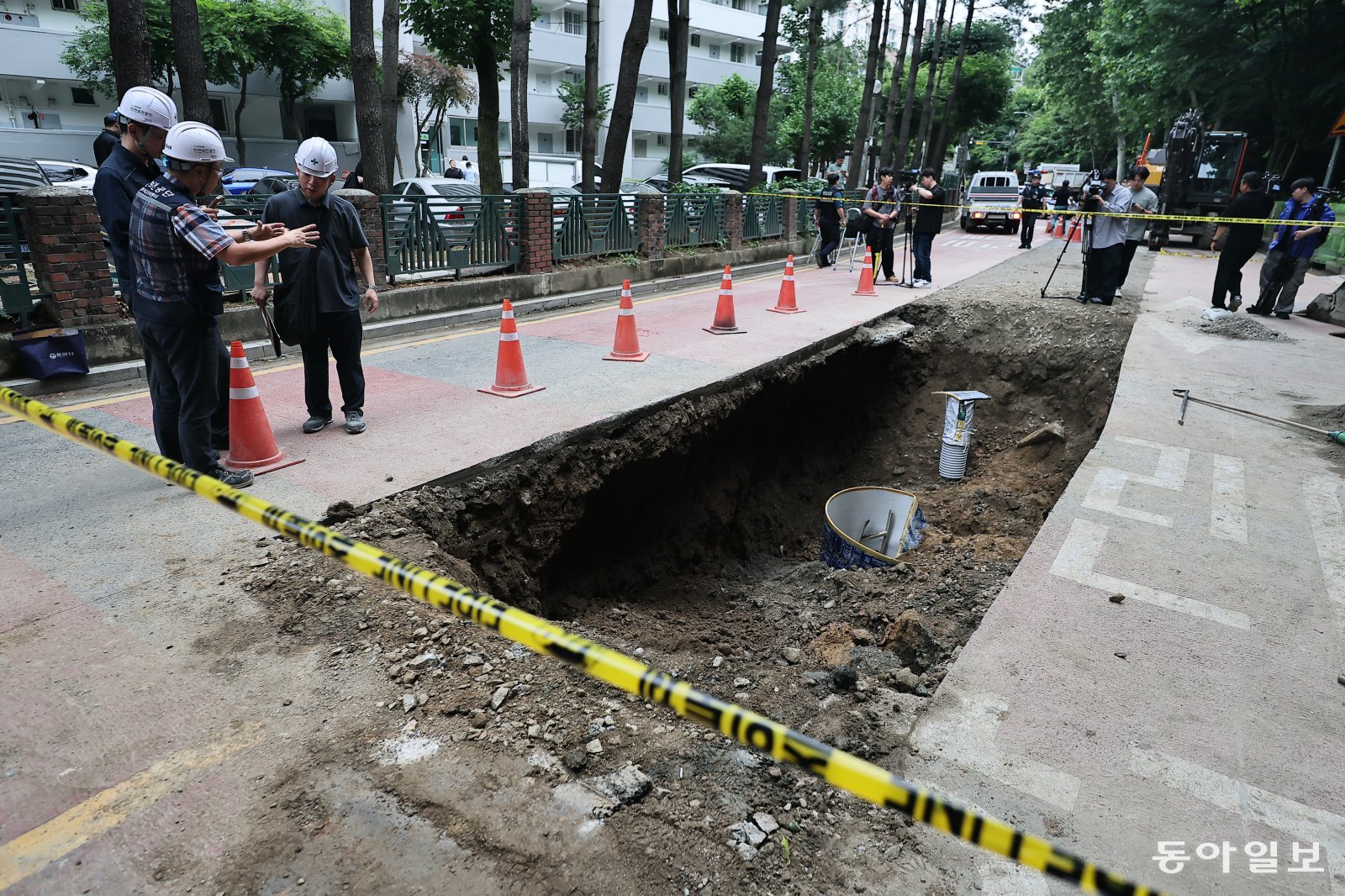 [단독]“좁아서 불편”…수서 하수관 공사때 흙막이 설치 안했다