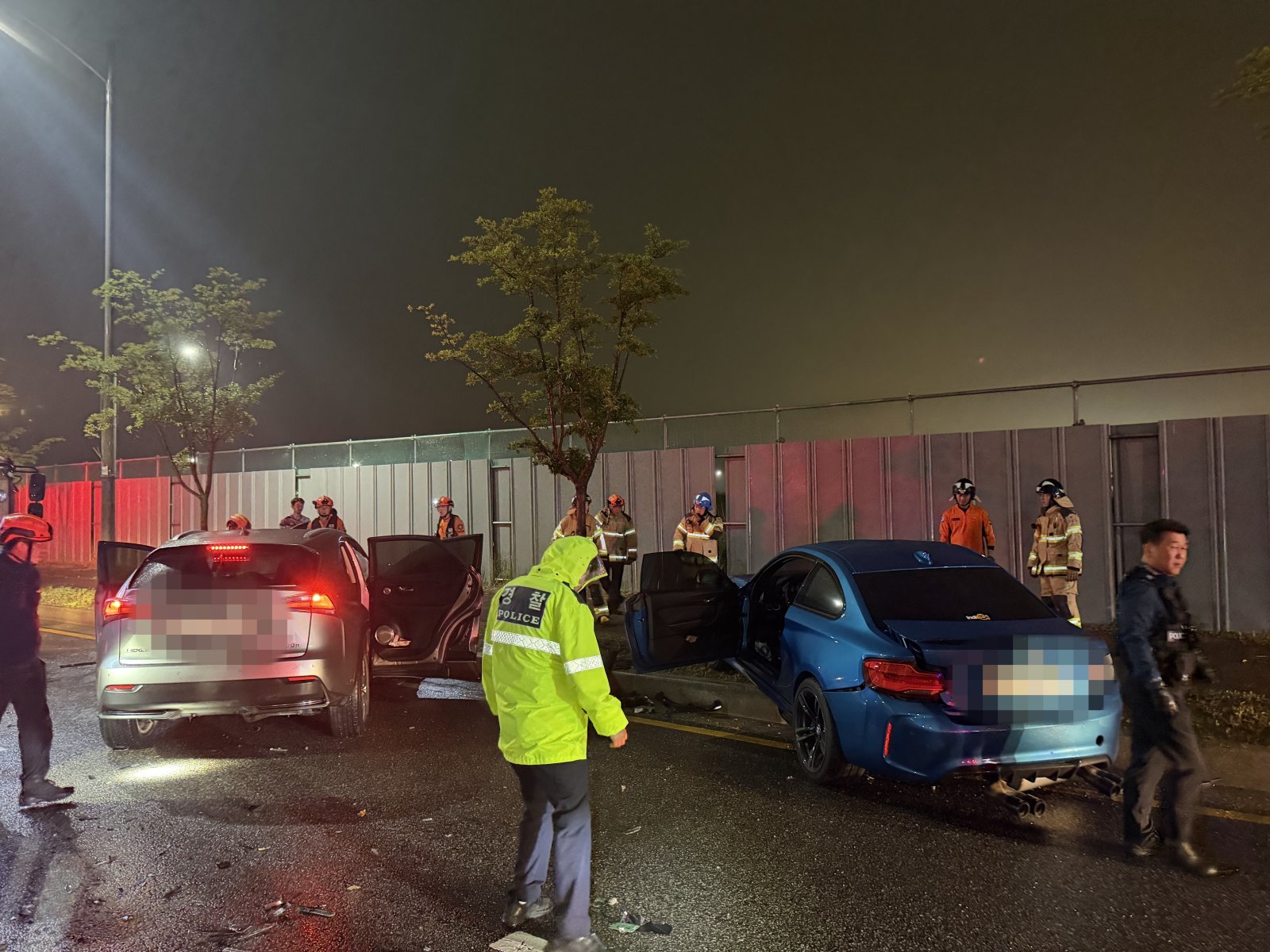 아이폰이 알린 충돌 사고…중앙선 넘은 BMW에 4명 부상