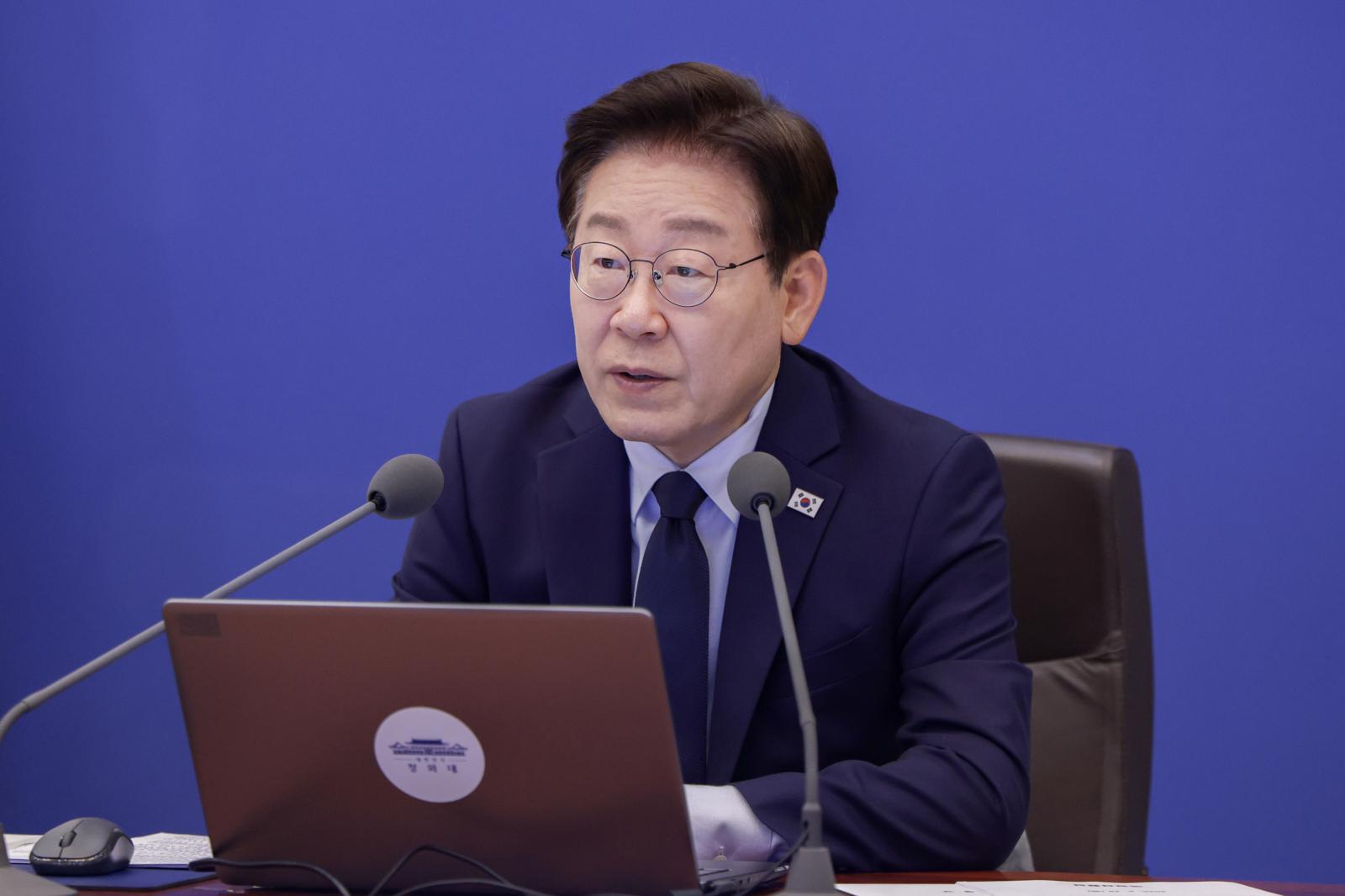 이재명 대통령이 28일 청와대에서 열린 수석보좌관회의에서 발언하고 있다. 2026.5.28. 청와대사진기자단